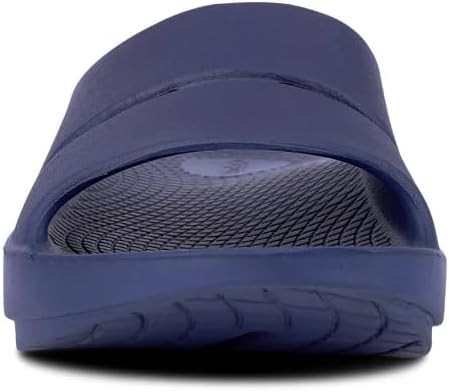 OOFOS OOahh Recovery Slide, Midnight Navy - Women’s Size 10, Men’s Size 8 - Image 3