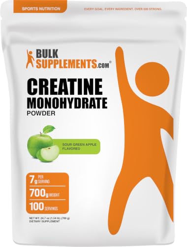 BulkSupplements.com Creatine Sour Green Apple...