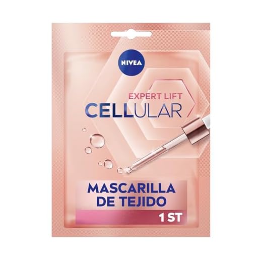 NIVEA Hyaluron Cellular Filler + Contorno Mascarilla de Tejido (1 ud), mascarilla reafirmante de cuidado facial, mascarilla facial para rellenar las arrugas