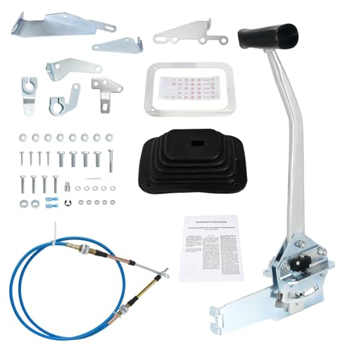 80775 Automatic Detent Shifter Assembly for 3 & 4 Speed Transmission Compatible with GM TH200 TH250 TH350 TH400 700R4 4L60 4L60E Ford C4 C5 C6 Chrysler A727 A904 Automatic Shifter