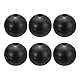 PATIKIL Kabel-Ballstopper, 6 Stück Fitnessgeräte-Zubehör für Kabel-Fitnessgeräte Gummiseil-Port-Gelenkersatzteile für das Heim-Fitnessstudio, Schwarz