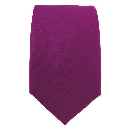 TigerTie - Cravatta moda stretto - magenta fucsia