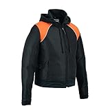 Daniel Smart Women’s Mesh Bike Riding Jacket – 3 in 1 Ladies Motorcycle Jacket with Breathable Mesh Material & insides (Medium)