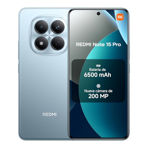 XIAOMI REDMI Note 15 Pro   Smartphone de 8+256GB, Pantalla AMOLED FHD+ de 6,77