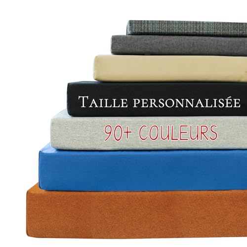 ROFIELTY Coussin de Banc imperméable à Double Passepoil en Mousse Haute résilience pour...
