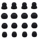 JNSA Black Replacement Earbud Tips Eartips Compatible with Powerbeats Pro and BeatsX Headphones, 8...