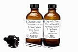 Crystal Clear Lab Chlorine Dioxide Kit | Hydrochloric Acid 4-5% (HCl) : Sodium Solution for 2 Part A and B, 4 Fl Oz, Pack of 2