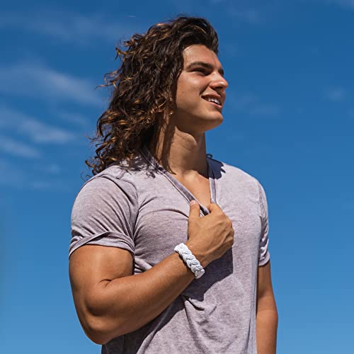 FROG SAC Sailor Knot Rope Bracelets - Natural and White Nautical Set for Men and Women - Cotton Fisherman's Jewelry3