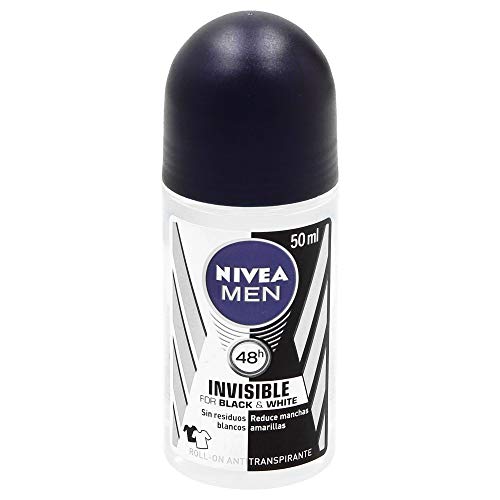 Recopilación de Hombre que puedes comprar esta semana. 47 NIVEA MEN Desodorante Antimanchas, Black & White Invisible Power (50 ml) Fórmula anti manchas, anti olor, anti sudor, anti irritación y anti residuos 48horas Protección...