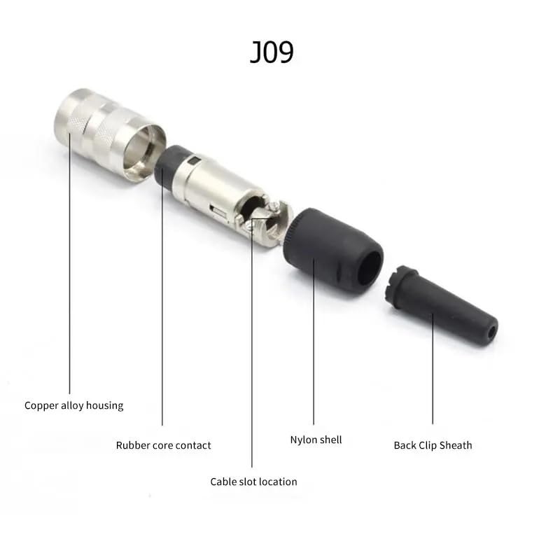 Conector Aviación IP67 M16 Metal 3 a 8 Pines miniatura 5