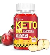 Keto ACV Gummies - 1500MG ACV Keto Gummies for Women Men - Apple Cider Vinegar with Mother for Gu...