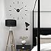 Presentime & Co Large Frameless DIY Wall Clock for Modern Home/Office Decoration, Silent no Ticking, Night Glow. Wall Décor for Living Room, Dining Room, Kitchen, Bedroom, Class Room, Office Space.