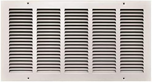 T.A. Industries 3562103 TruAire 20 in. x 10 in. White Stamped Return Air Grille