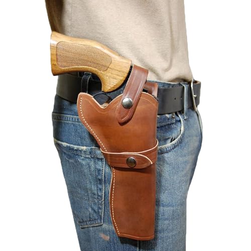 Steampunk Pistol Holster Medieval Faux Leather Revolver Belt Holster Retro Portable Gun Holder for Cosplay Props4