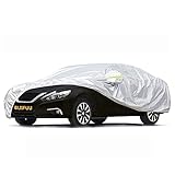 Bliifuu Sedan Car Cover Waterproof/Windproof/Snowproof/Sun UV Protection for Outdoor Indoor,...