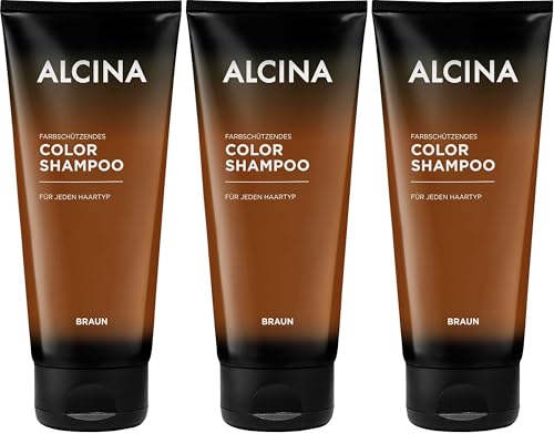 3er Alcina Color Shampoo Braun 200 ml