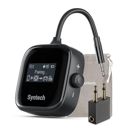 Syntech Airplane Bluetooth 5.4 Transmitter...