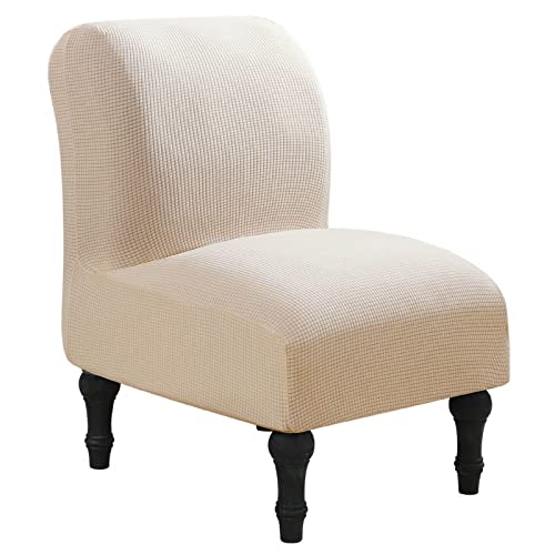 laamei Housse de chaise élastique pour chaise imperméable de couleur unie Accessoires pour décoration de la maison 1 pièce Cover