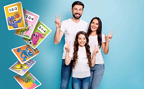 ALLEOVS Juego Mental Batalla Matemática - Juego de Multiplicaciones Educativa - 90 Tarjetas para Tablas Aprendizaje - Actividades Cerebro Divertido Niños y Familias - Regalos Cumpleaños - +7 Años