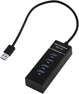 Mikikit USB Adaptors 4 USB hubs high Data hub Compact Data hub Portable Data hub Multiple interfaces Light USB Adapter