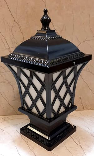 Image of Azurite Decorative Golden Antique Gate Lamp for Home B-22 Holder | Elegant Design Outdoor Lighting