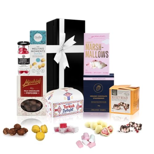 Sweet Treats Hamper - Australian Sweetness Gift Hamper with Gourmet Confectionery, Decadent Treats, and Handcrafted Sweets - Perfect for Birthdays and Special Occasions