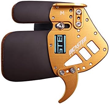 BICASTER Archery Finger Tab Genuine Leather + Aluminum Plate Adjustable Finger Guard Protective Gear for Recurve Bow BICASTER Archery Finger Tab Genuine Leather + Aluminum Plate Adjustable Finger Guard Protective Gear for Recurve Bow