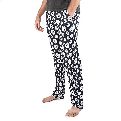FRIDAY THE 13TH Jason Mask AOP Sleep Pajama Pants2