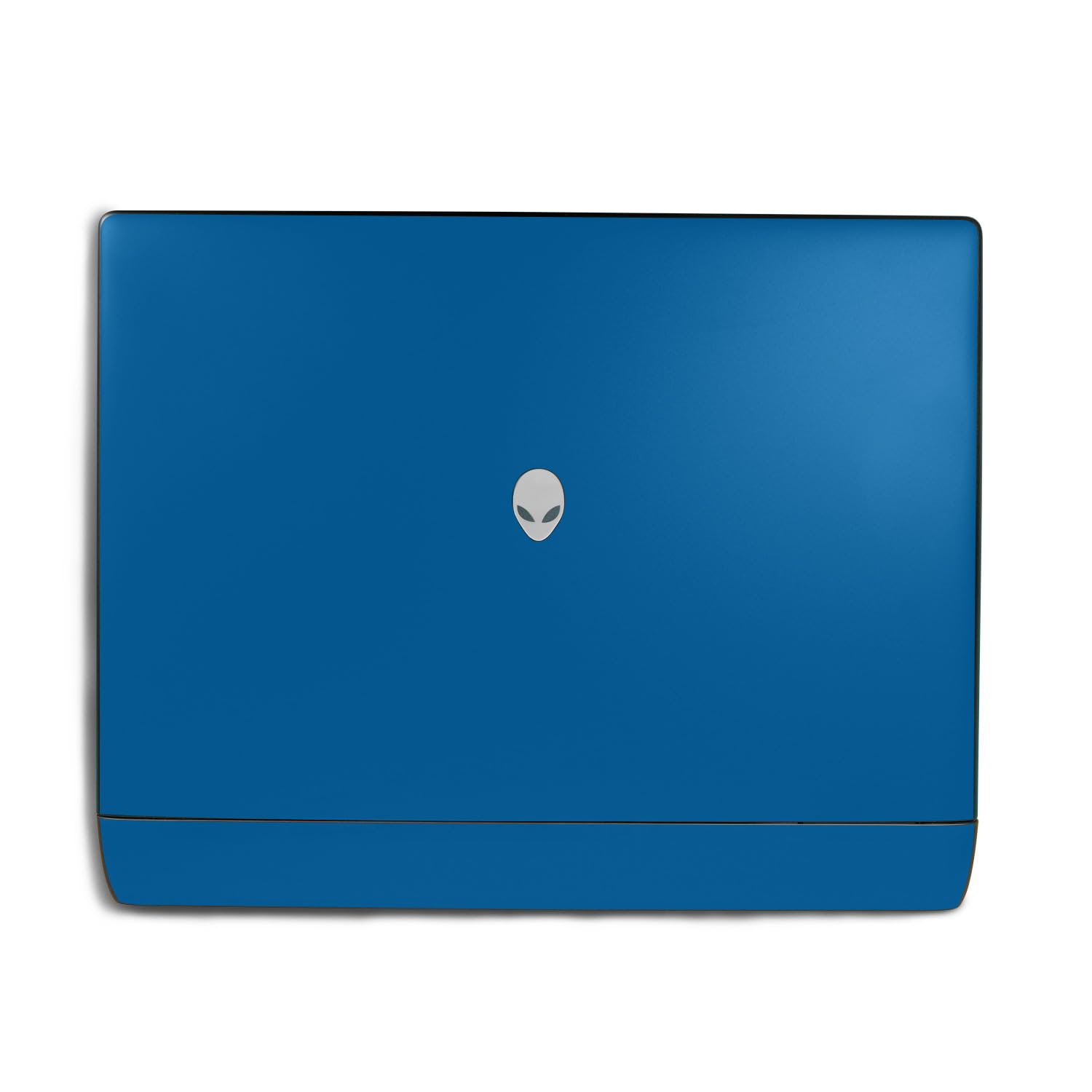 Laptop Skin Compatible with Alienware 18 Area-51 (2025) Top Cover Only - Solid Blue - Premium 3M Vinyl Protective Wrap Decal Cover - Easy to Apply | Crafted in The USA by MightySkins