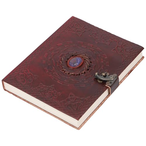 Carnet de notes en cuir et Lapis Lazulite, l'idée cadeau idéale et originale