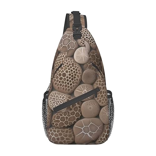 Sac à bandoulière léger Petoskey Stone noir taille unique pour voyage