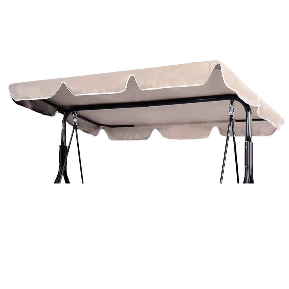 Copertura di ricambio per dondolo da giardino, impermeabile, resistente ai raggi UV, per patio e giardino, adatta a 210 x 145 x 18 cm, protezione resistente alle intemperie