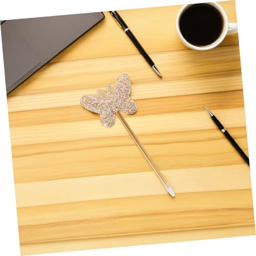 6 bolígrafos con tinta gel punto fino mariposa brillante miniatura 6