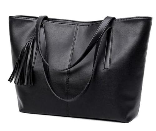 トートバッグ ブラック 黒 ビジネスバッグ フォーマル レザー A4サイズ