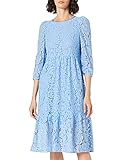 Noa Noa Womens LACE Drape Casual Dress, Vista Blue, 40