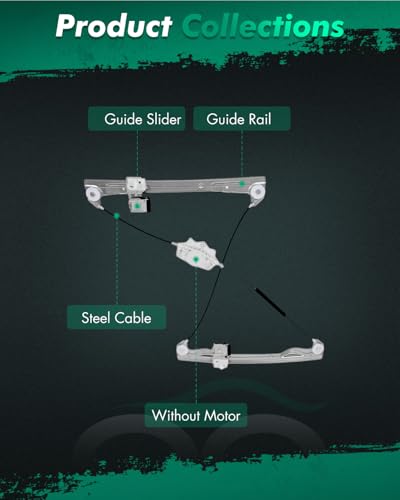 Image of SCITOO Power Window Regulator Without Motor For Ford For Fusion