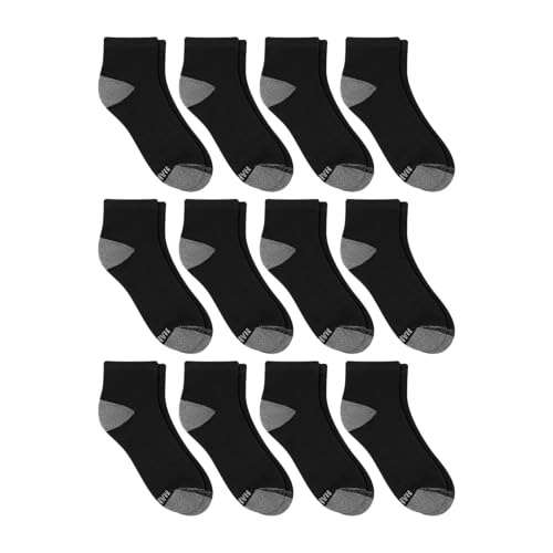 Image of Hanes Men's Socks, Active Cool X-temp Lightweight Moisture-wicking Cushioned Ankle, Crew and No Show, 12 and 14 Pair Packs