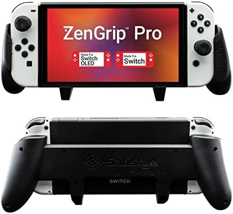 Satisfye ZenGrip Pro, Uchwyt Przełącznika Kompatybilny z Nintendo Switch: Wygodny I Ergonomiczny Uchwyt, Radość Z I Sterowaniem Przełącznik