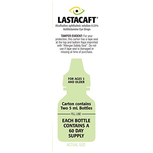 lastacaft once daily eye allergy itch relief drops 2 count 120 day supply amazon exclusive