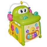 Stimulation sensorielle immersive : ces cubes activités présentent des touches musicales, des perles et des jouets sensoriels en forme de qui encouragent l'exploration, améliorant la concentration et la motricité fine, tandis que les enfants interagissent avec le design vif pendant le jeu en intérieur ou en extérieur. Stimulation sensorielle immersive : avec touches musicales, perles et crocodiles sensoriels, ces cubes activités invitent à l'exploration, améliorant la concentration Action et les
