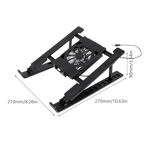 Base Ajustable para Laptop con Ventilador y Diseño Plegable miniatura 7