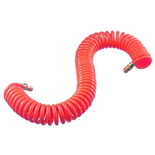 Central Pneumatic 25 Ft. X 1/4 Coiled Polyurethane Air Hose by Central Pneumatic