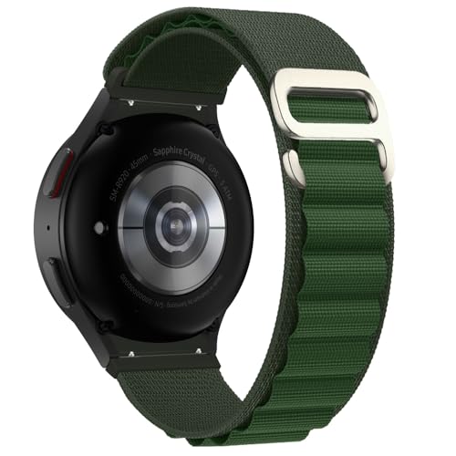 Bracelet Galaxy Watch 7 nylon respirant G sport loop ZUC ajustable doux et léger