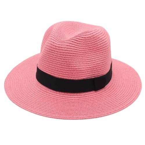 Chapeau de paille poétique ruban noir évocation de vacances d'été au soleil