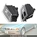 Topteng Pair Front Bumper Fog Light Lamp Housing Shell for BMW E39 5-Serise 1995-1998, Z3 1997-2001 63178360575 63178360576