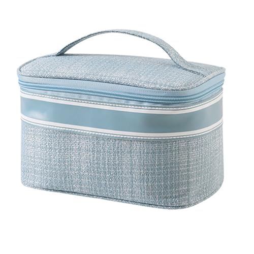 Borsa per Cosmetici per Trucco Impermeabile Portatile Multistrato di Grande Capacità per i Viaggi