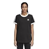 Adidas Women's 3 Stripes Tee, Black, S