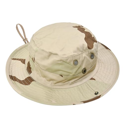 Image of Sun Hats for Men Women Boonie Hat Foldable Fishing Hat UPF 50+ Bucket Hat for Fishing Hiking Garden Safari Beach