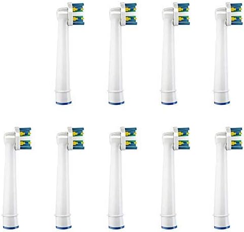 Genuine Original Oral-B Braun Floss Action Replacement Rechargeable Toothbrush Heads Refill (9 Count)