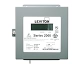 Leviton 2N208-11 Sub-Meter Series 2000 Three Element Meter 100:0.1A ratio Max 100A Indoor Surface Mount Enclosure